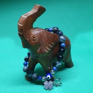 amuleto "estrella de la suerte" – sabiduría y protección azul