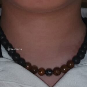 amuleto de enfoque y protección – trío de piedras naturales