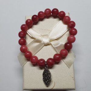 pulsera vitalidad ancestral: Ágata roja y nudo celta 🛡️✨