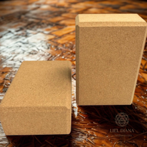 Set de 2 Bloques de Yoga de Corcho Natural