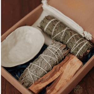 Base Sahumadora Elemental – Plato de Cerámica para Rituales