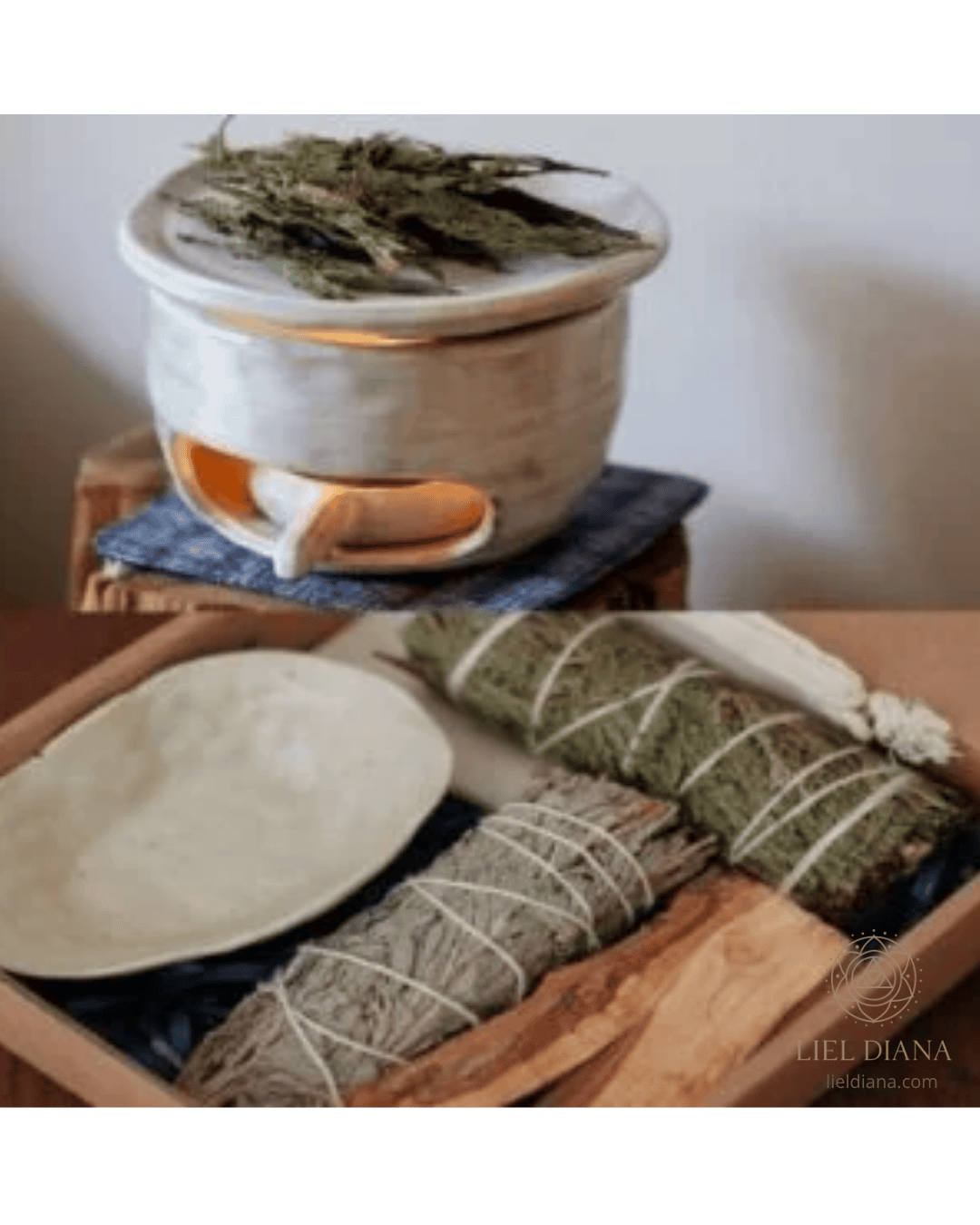 Sahumador Premium "Fuego Ancestral" – Quemador de Cerámica tipo Horno