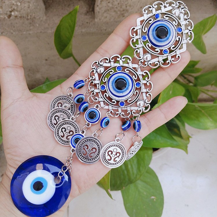 Colgante Ojo Turco Protector de Cristal para Decoración y Buena Suerte - Imagen 2