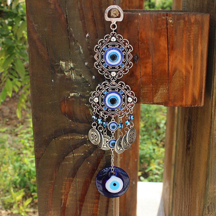 Colgante Ojo Turco Protector de Cristal para Decoración y Buena Suerte - Imagen 4
