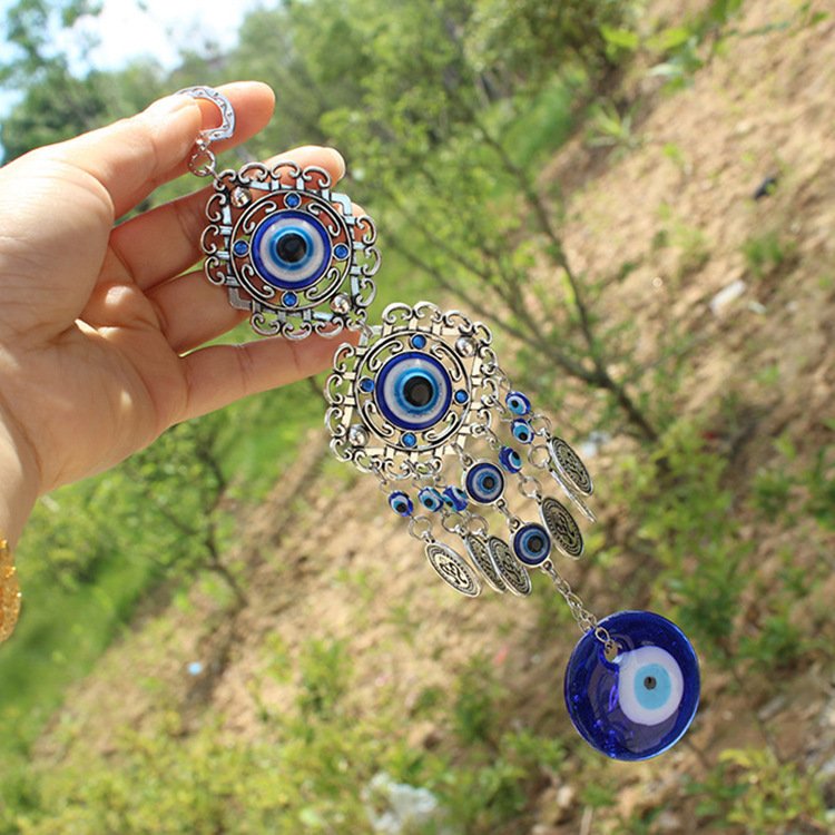 Colgante Ojo Turco Protector de Cristal para Decoración y Buena Suerte - Imagen 3