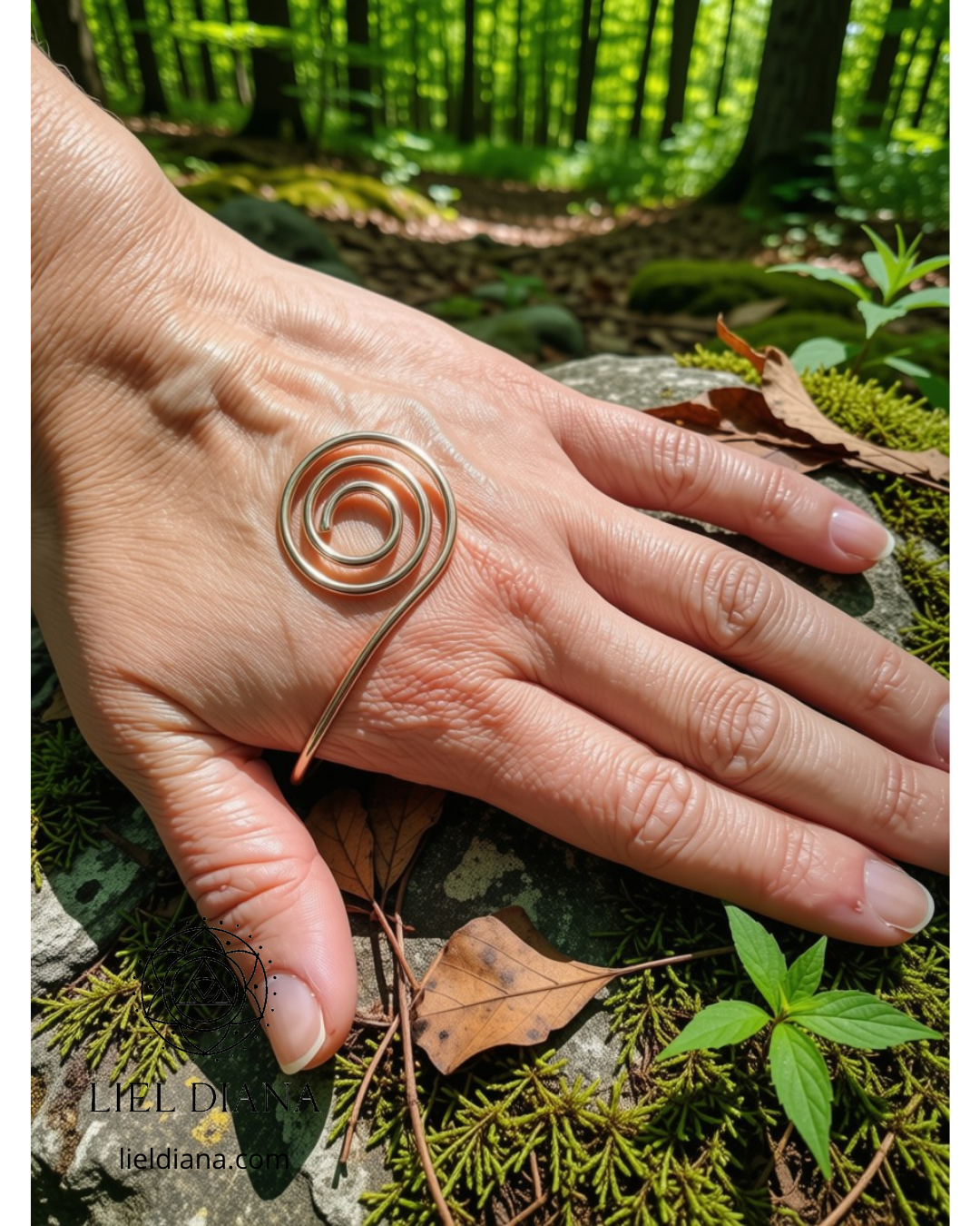 Anillo de Palma de Espiral - Imagen 2