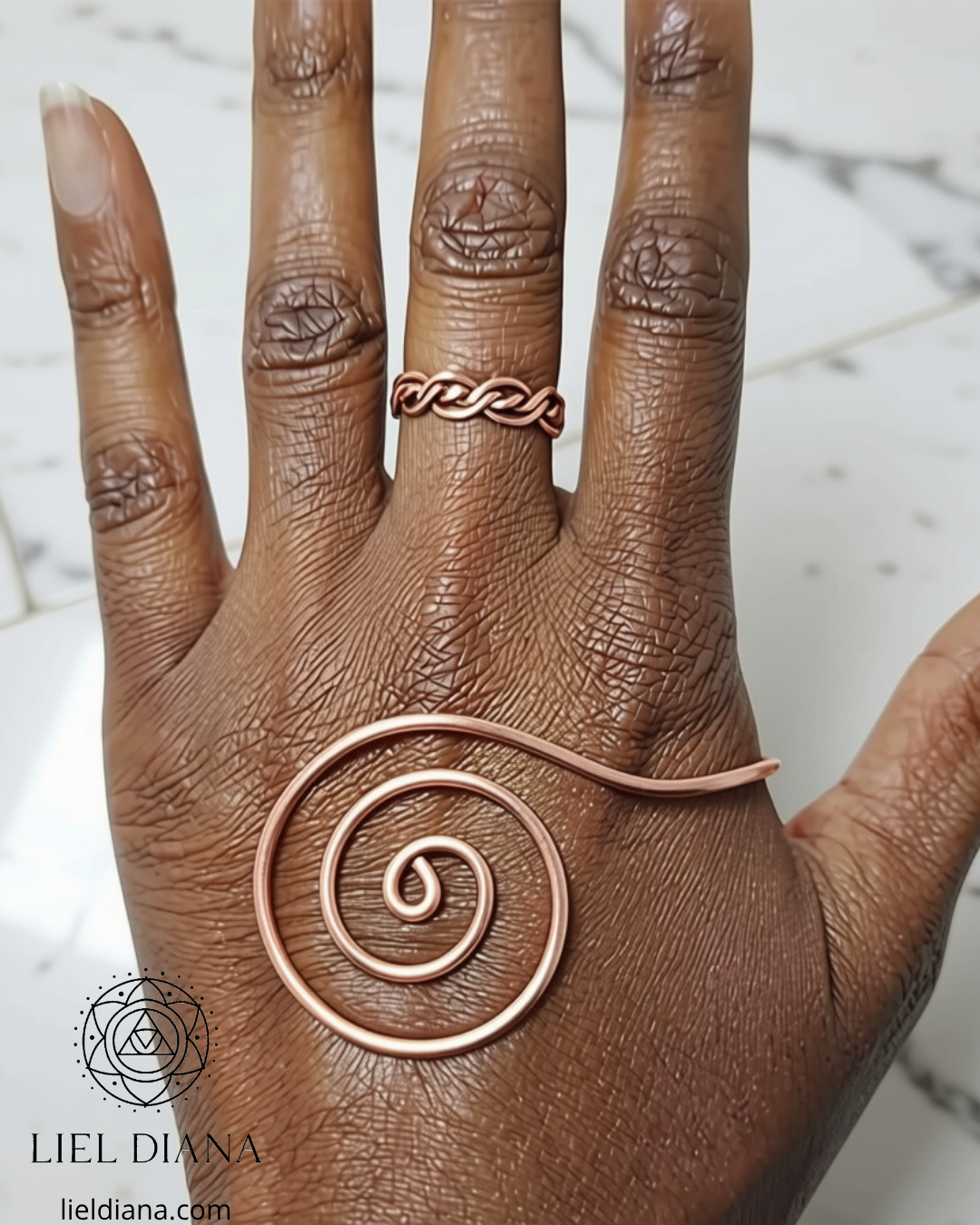 Anillo de Palma de Espiral - Imagen 4