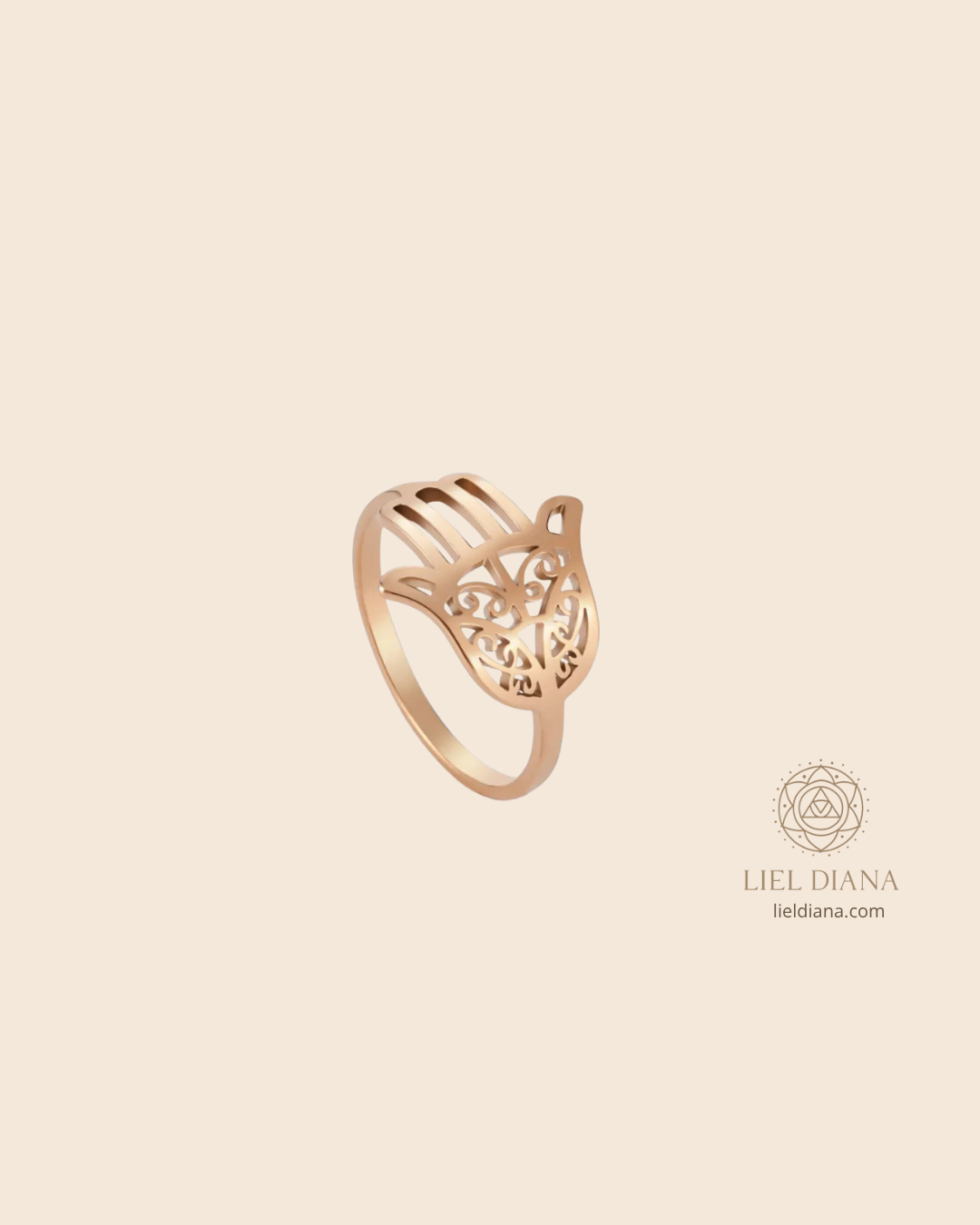 Anillo Mano de Fátima de Acero Inoxidable - Imagen 9