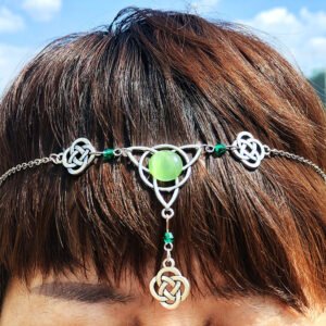 Diadema Celta Mística con  Nudo Irlandés – Accesorio Wicca y Pagano